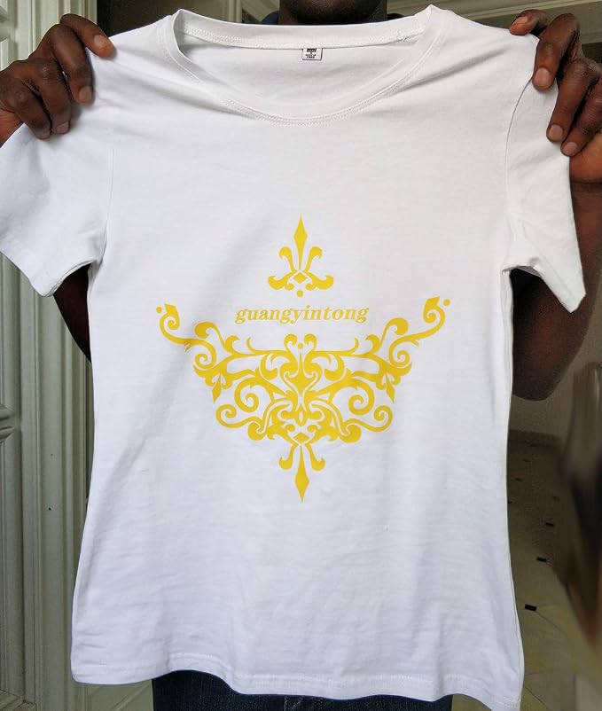 Guangyintong Heat Transfer Vinyl Yellow HTV Rolls, Matte Surface HTV - Image 5
