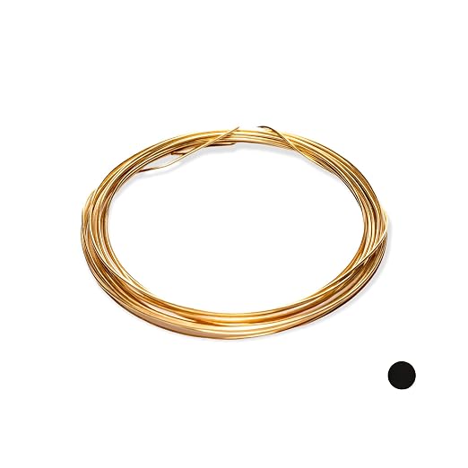 28 Gauge, Jeweler's Brass Wire, Dead Soft, CDA #230 Alloy Jewelry Grade Made in by CRAFTWIRE