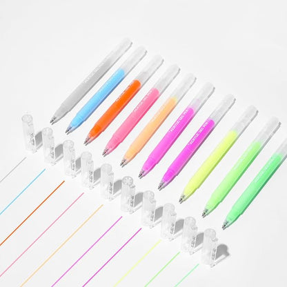 ROSYMENG 10 Colors Acrylic Gel Pens Set, Big-Capacity Ink Acrylic Paint Pen by Unknown