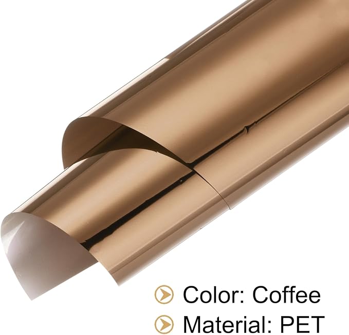 MECCANIXITY 50 Sheets Heat Reactive Foil, 20x29cm Coffee Foil Transfer Sheets - Image 6