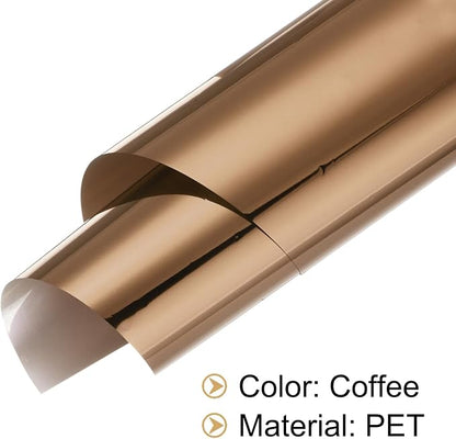 MECCANIXITY 50 Sheets Heat Reactive Foil, 20x29cm Coffee Foil Transfer Sheets - Image 6