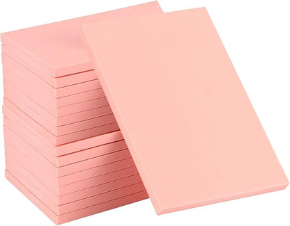 ZOENHOU 20 PCS 4 x 6 Inches Rubber Stamp Carving Blocks, Creative Soft Colorful by ZOENHOUDIRECT