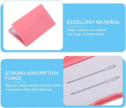 PATIKIL Magnetic Needle Storage Case, Plastic Portable Sewing Pin Keeper Needle - Image 3