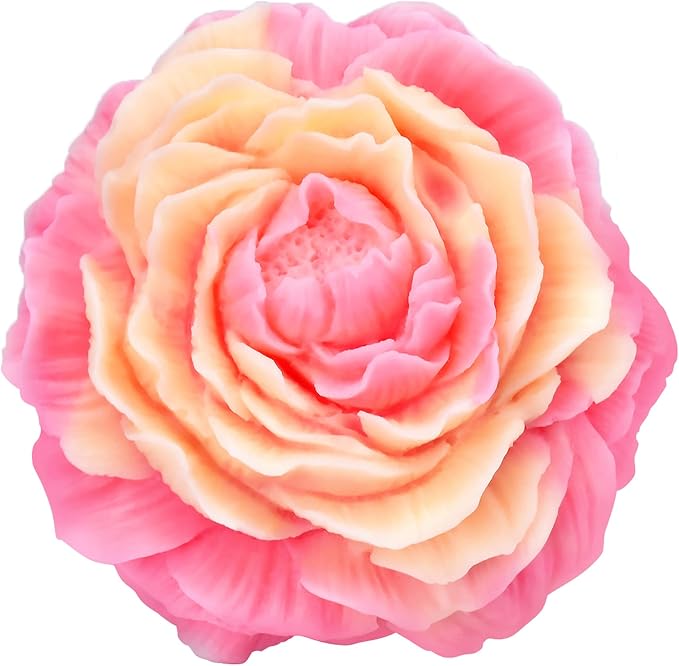 2 Pack Peony Flower Soap & Candle Mold - Image 5