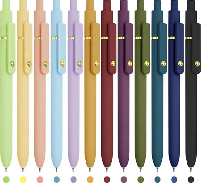 Colored Pens, 0.5mm Colored Ink Gel Pen by UIXJODO