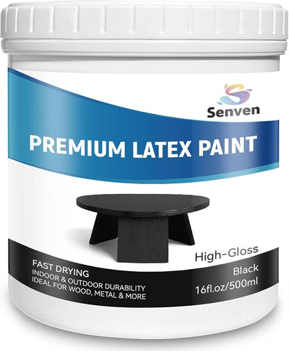 Black Paint Gloss Black 16Oz Multi Surface Enamel Acrylic Touch Up Paint by Paint