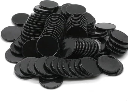 Set of 100 Opaque Plastic Learning Counters Mini Poker Chips Game Tokens by HAKITAROOM