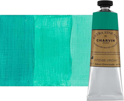 Charvin Extra Fine Oil Paint, Intense Viridian 60 mL by Unknown