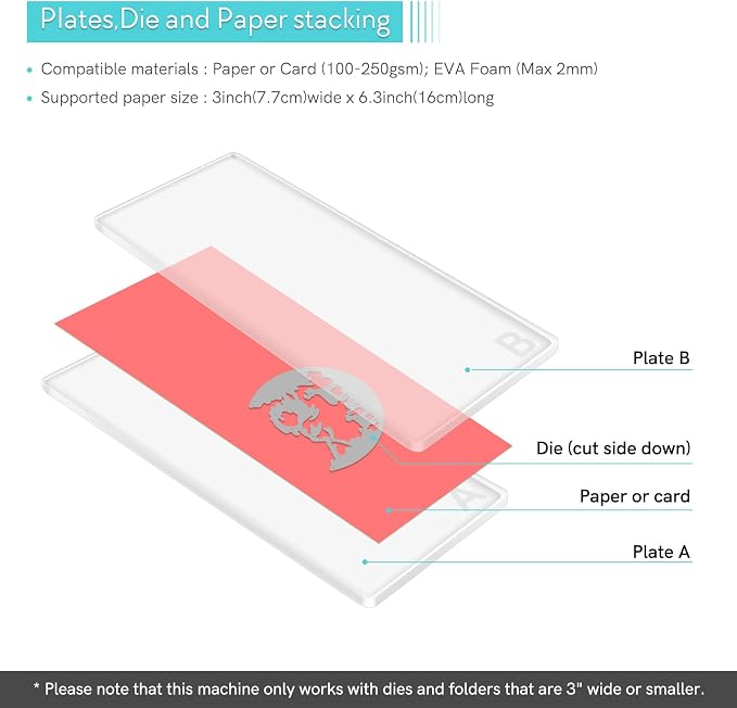 Mini Manual Die Cutting Machine, Portable Die Cut and Embossing Machine - Image 6