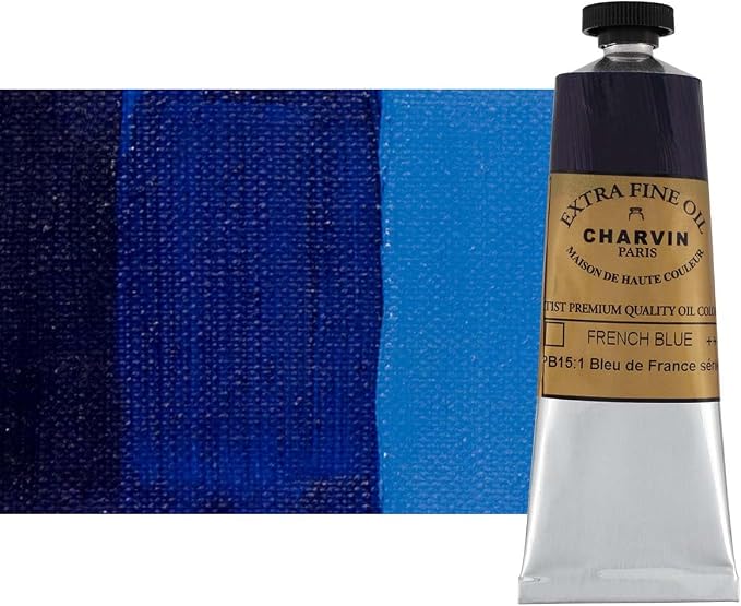 Charvin Extra Fine Oil Paint, French Blue 60 mL by Unknown