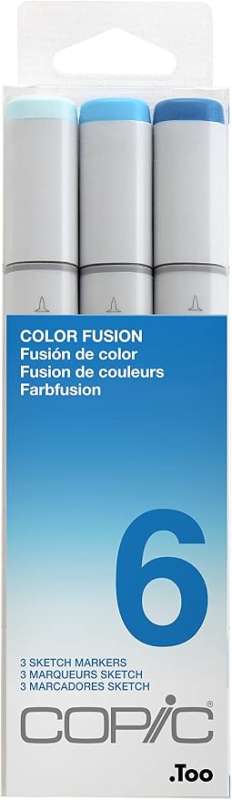 Copic Sketch, Alcohol-based Markers, Color Fusion #6 by COPIC