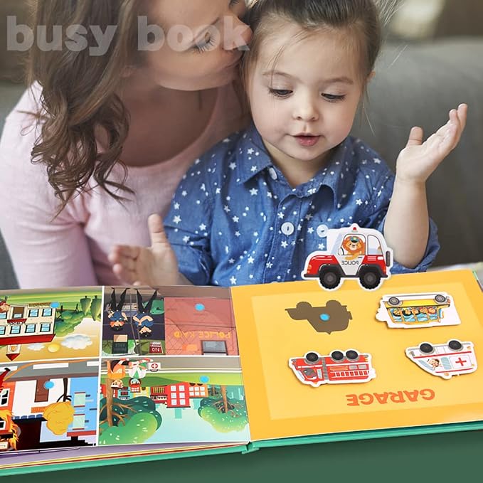 4 Subjects Montessori Quiet Book Busy Board - Image 2