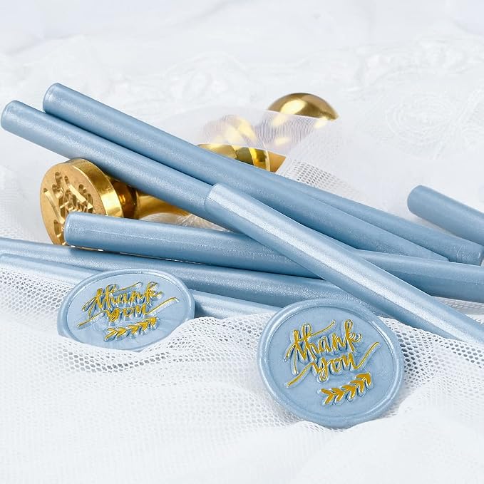 16 PCS Dirty Blue Small Glue Gun Sealing Wax Sticks - Image 4