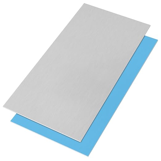 2Pack 6061 T651 Aluminum Sheet Metal 8 x 16 x 1/8 Inch Flat Plain Aluminum - Image 3