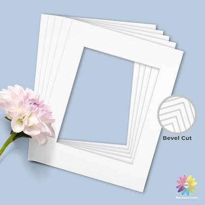 Mat Board Center, 11x14 for 8x10 Off White Color Mats - Image 5
