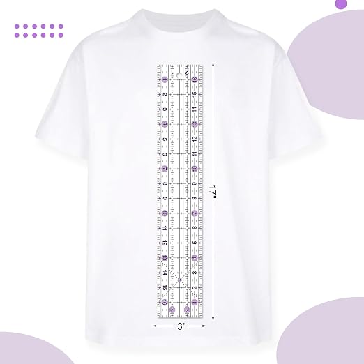 Quilting Ruler, 8 Piece Acrylic Quilting Templates, Sewing Ruler, Fabric - Image 3