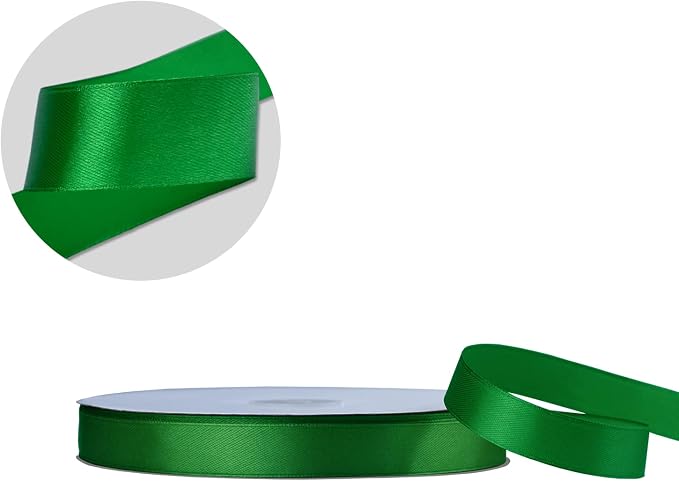 5/8" Wide x 100 Yards Single Face Polyester Satin Ribbon, Satin Ribbon - Image 2