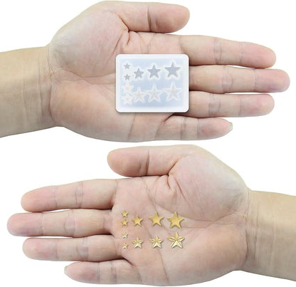FUNSHOWCASE Mini Assorted Jewerly Stars Resin Epoxy Silicone Tiny Mold - Image 4