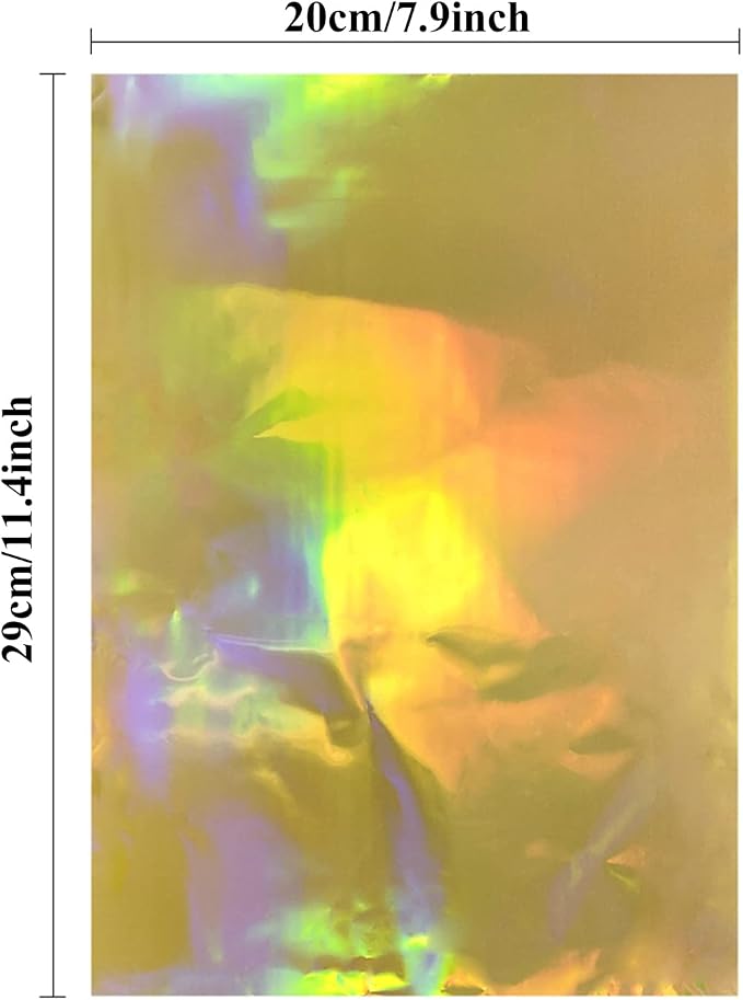 Briartw 20x29cm Hot Foil Paper 50 Sheets Pack Toner Reactive Foil Hot Stamping - Image 2