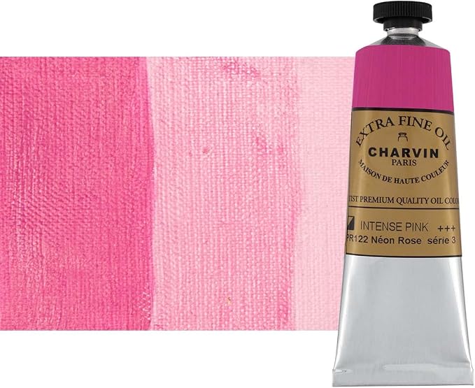 Charvin Extra Fine Oil Paint, Intense Pink 60 ml by Unknown