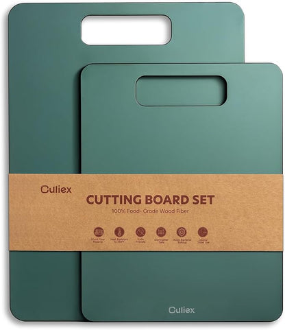 Cutting Boards for Kitchen, Wood Fiber Composite Cutting Board, Dishwasher Safe by Culiex