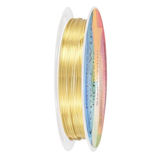 0.7 mm/21 Gauge Copper Wire for Jewelry Making, 10.2FT Copper Beading Craft by MMETERXITY