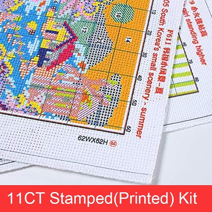 Maydiyer Cross Stitch Kits Stamped Full Range of Embroidery Starter Kits - Image 3
