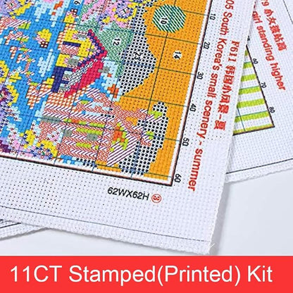Maydiyer Cross Stitch Kits Stamped Full Range of Embroidery Starter Kits - Image 3