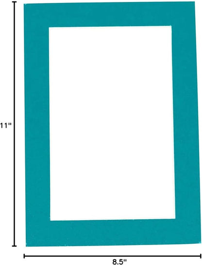 Pack of 25 Acid Free 8.5x11 Mats Bevel Cut - Image 10