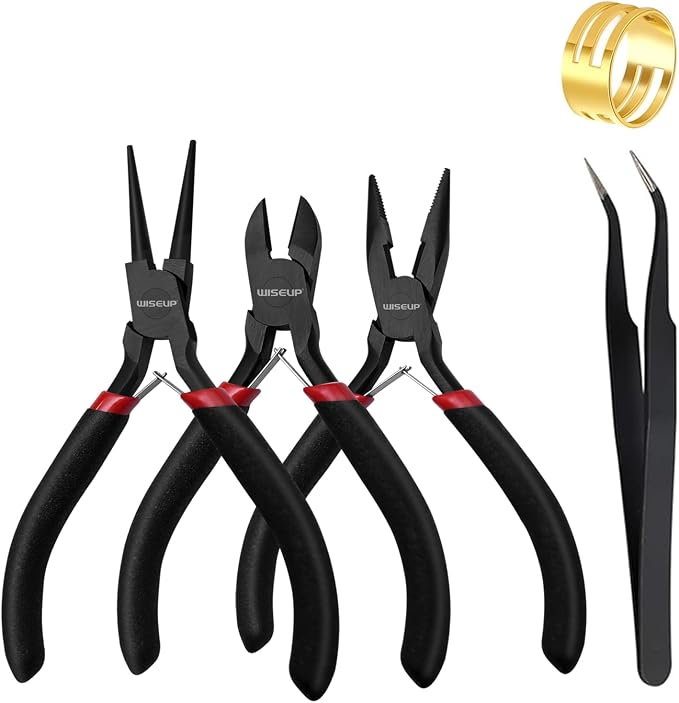 WISEUP 3 Pcs Jewelry Pliers Set by WISEUP