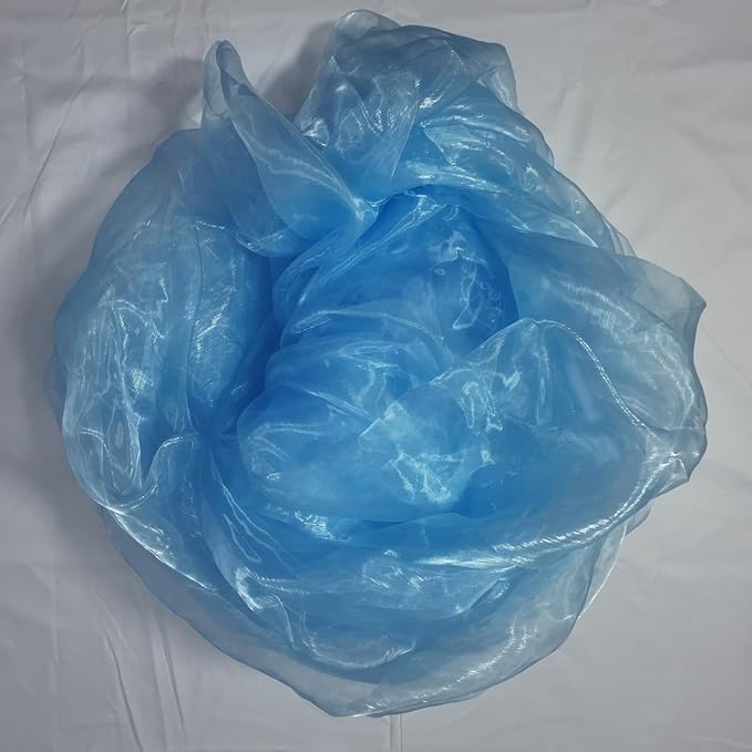 Two-Tone Iridescent Holographic Organza Fabric - Image 5
