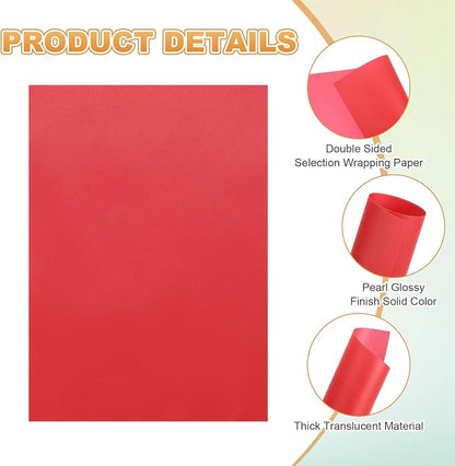 MECCANIXITY 100 Sheet Colored Vellum Paper 5.9" x 8.3", 100gsm Translucent - Image 3