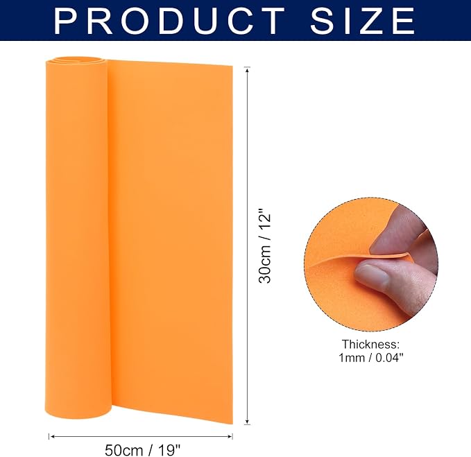 MECCANIXITY Foam Sheets Crafts 19x12 Inch 1mm EVA Craft Foam Paper Foam Sheets - Image 2
