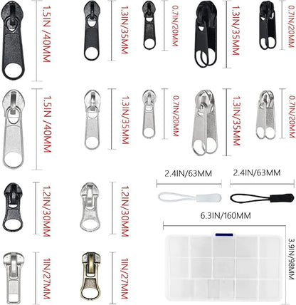 252Pcs Zipper Repair Kit, Zipper Replacement Zipper Pulls, Zipper Fix - Image 4