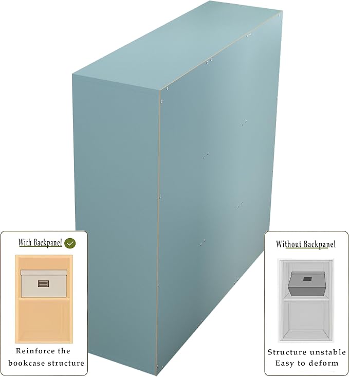 9-Cube Storage Shelf Bookcase - Image 3