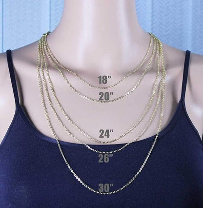 Wholesale 12 PCS Gold Plated Solid Brass Flat Cable Chain Finished Necklace - Image 5