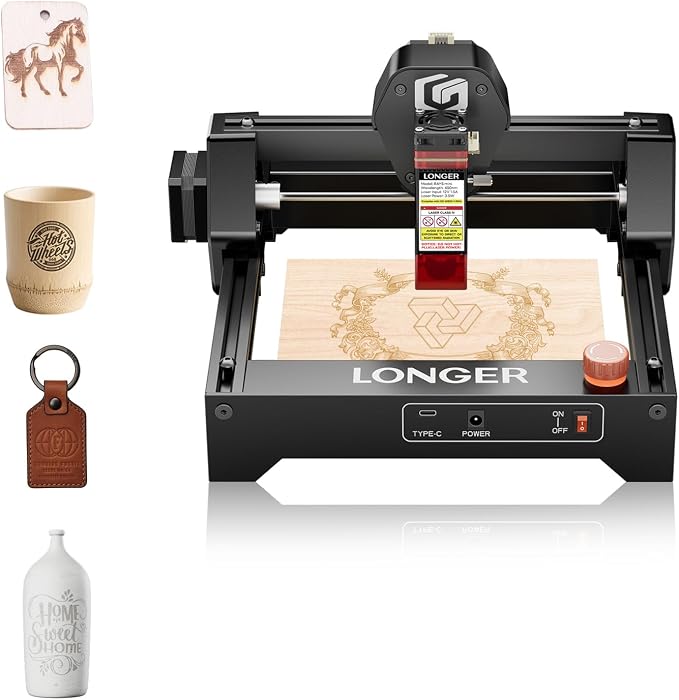 LONGER Ray5 mini Laser Engraver, 12000mm/min High-Speed Cutter by HOME