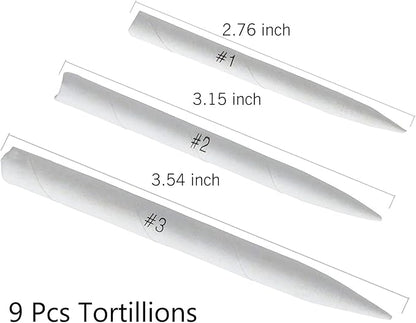 21 Pcs Blending Stumps and Tortillions Set - Image 4