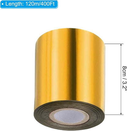 PATIKIL 3.2"x400Ft Hot Stamping Foil Paper, Heat Transfer Hot Stamping Paper - Image 2