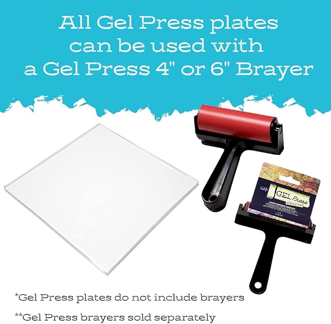 Gel Press Monoprinting Print Plate - Image 6