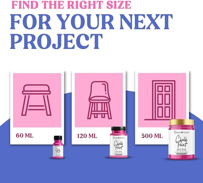 GRANOTONE Chalk Paint for Furniture, Matt-Finish Water-Based Acrylic Paint for - Image 5