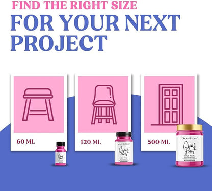 GRANOTONE Chalk Paint for Furniture | Matt-Finish Water-Based Acrylic Paint for - Image 5