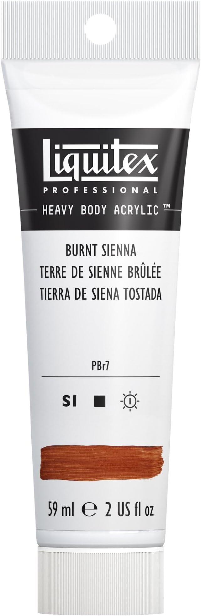 Liquitex Professional Heavy Body Acrylic Paint, 2-oz Tube, Burnt Sienna by Liquitex