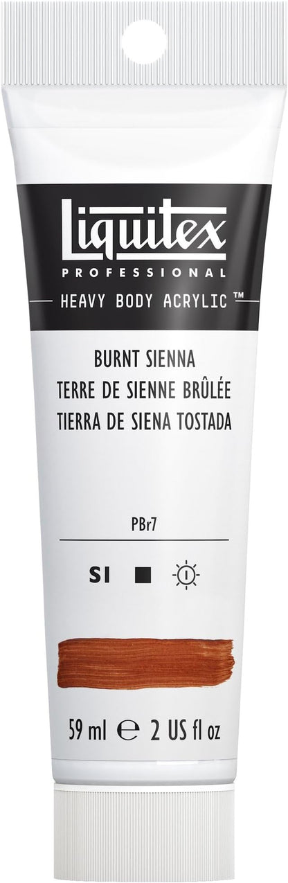 Liquitex Professional Heavy Body Acrylic Paint, 2-oz Tube, Burnt Sienna by Liquitex