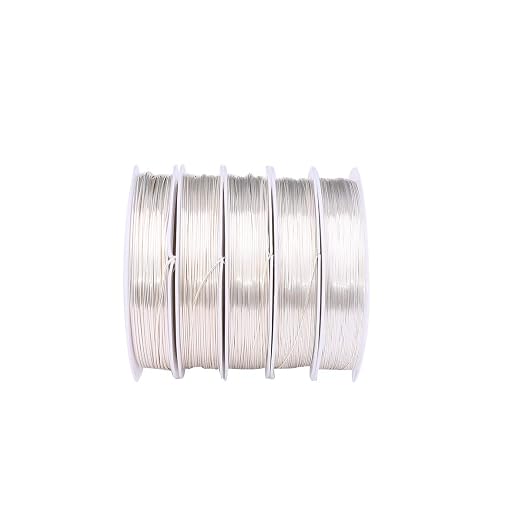 Silver Copper Wire 0.4mm Bead Cord - Image 2