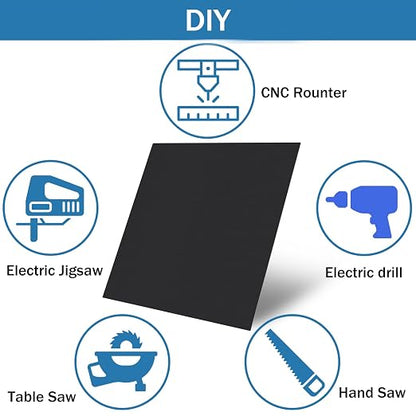 Anodized Aluminum Sheet Metal 12 x 12 x 1/32 Inch Black Anodized Aluminum Metal - Image 4