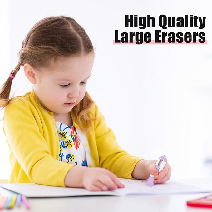 Retractable Eraser, Erasers for Pencils - Image 7