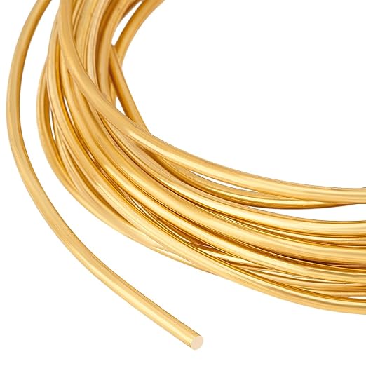 BENECREAT 10 Gauge Solid Brass Wire by BENECREAT