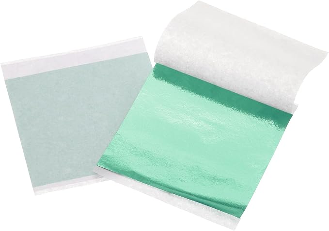 uxcell 100pcs Leaf Sheets, 3.5" x 3.5" Foil Sheets Paper Sheets by uxcell