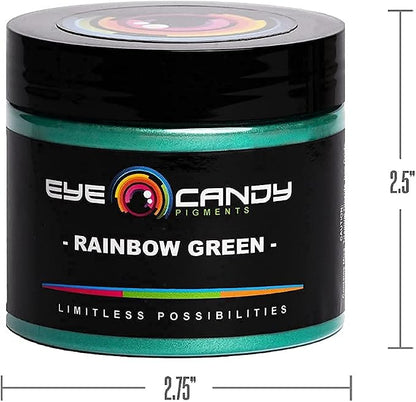 Eye Candy Pigments Premium Green Mica Powder - Image 8